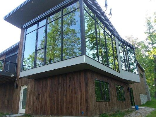 A beautiful home in Brown County, IN. We spent the entire day cleaning the windows here. Loved every minute!