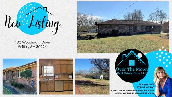 New Listing in Spalding County! Will not last long, schedule your showing today. $175,000 #realestate #homeforsale #griffinga #spaldinghigh