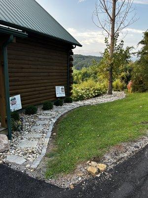 Lodge back entrance