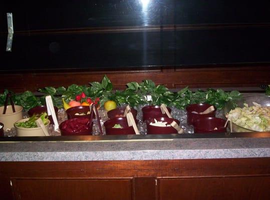 A small portion of our fresh Salad Buffet!