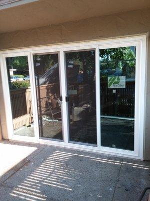 Installation of retro-fit patio doors all styles