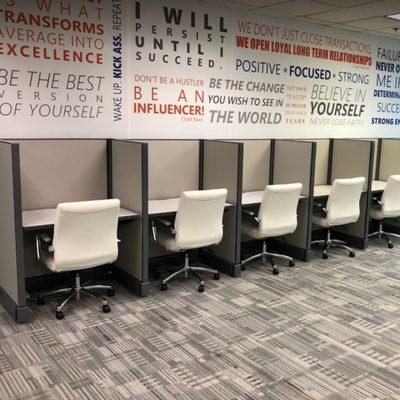 Call center cubicles by cubicle and office