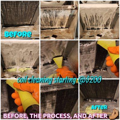 Call, Text, or DM me on Instagram! Another coil cleaner another happy customer breathing easier