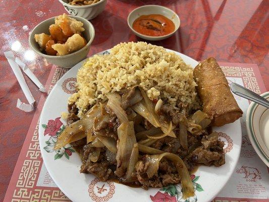 Mongolian Beef & Sweet & Sour Chicken Combo