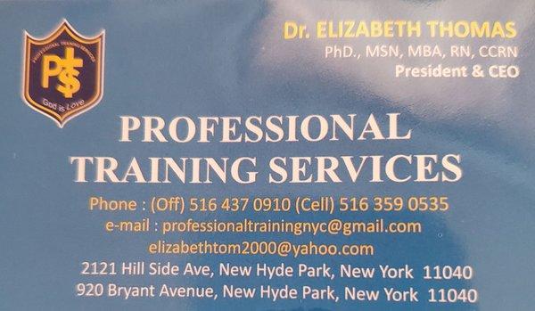 Professional Training Services