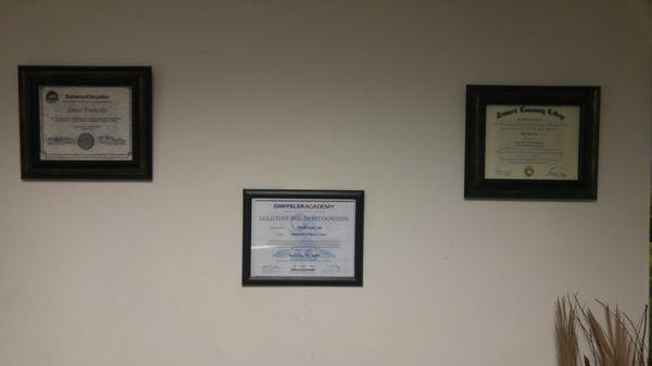 Certifications