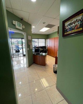 front office exit