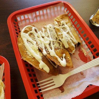 Mushroom and cheese empanadas...Delish!!