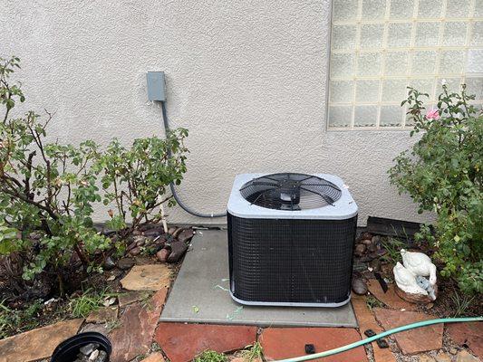 Residential Condensing Unit Install.