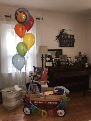 Birthday Balloons and "Fun To Be One"