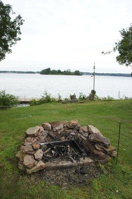 Fire-pit view from Cottage #5