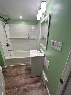 Great bathroom remodel in Glen Burnie, Maryland