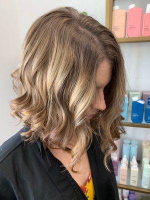 Partial balayage and cut