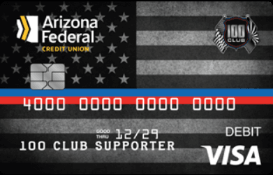 100 Club of Arizona Visa Debit Card