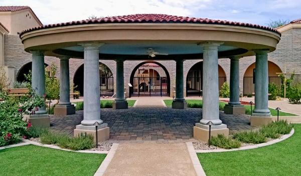 The Healing Garden of the Beatitudes And Memorial Columbarium. Matthew 5:3-10. Dedicated April 14, 2013 AD.