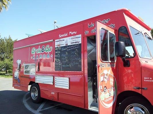 Grab & Go Kabob Truck! (locally own by a Martinez biz owner and resident)