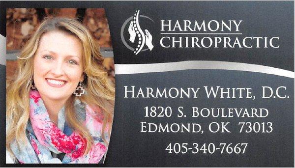 Dr. Harmony Business Card