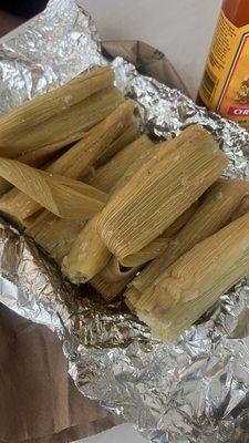 Chicken tamales