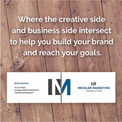 Where the creative side and business side intersect to help you build your brand and reach your goals.