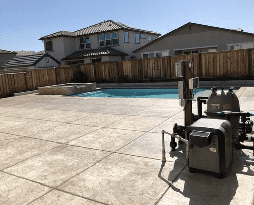 Pool Deck and Patio