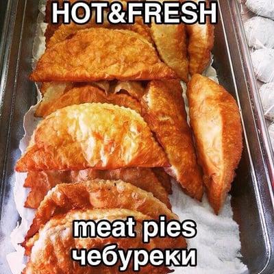 Pork with chicken meat pies are deep fried everyday