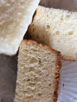 Hearty homemade bread is delicious, but the butter is nothing special.