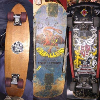 Vintage & new skateboards