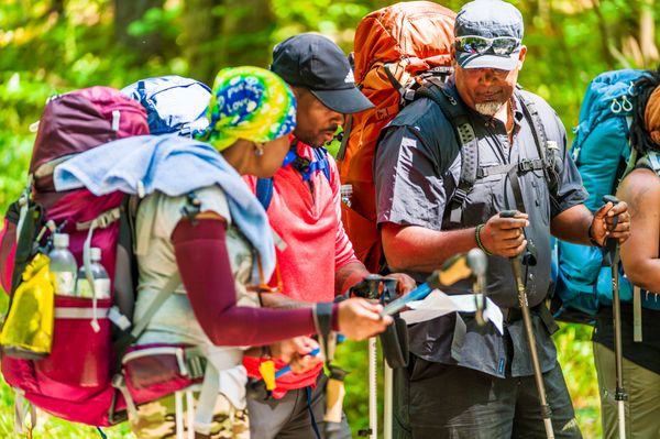 backpacking from Lemon Gap to max patch on the A.T. with the newbies+