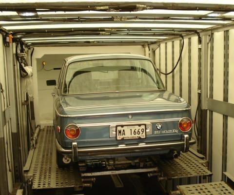 "BMW 2002 that is part of BMW's Vintage Collection