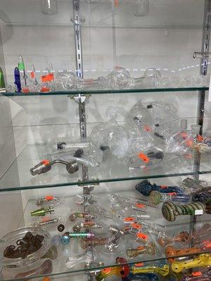 Variety of different glass