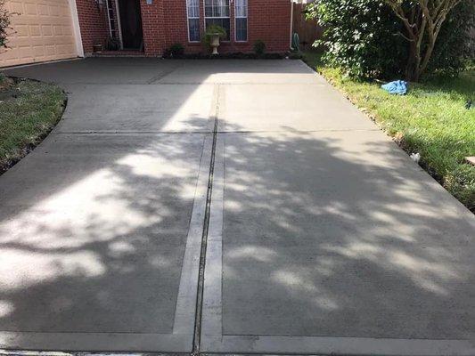 Redone driveway