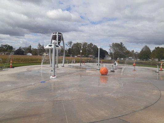 New splash pad