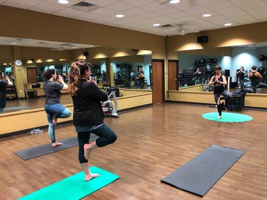 We have FREE yoga classes for members!