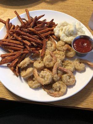 1/2lb Shrimp Dinner