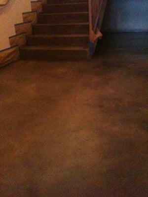 Floor Staining at NASCAR Home Office