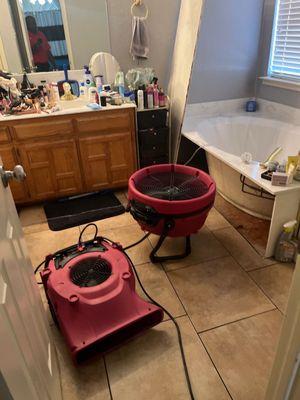 Water damage restoration