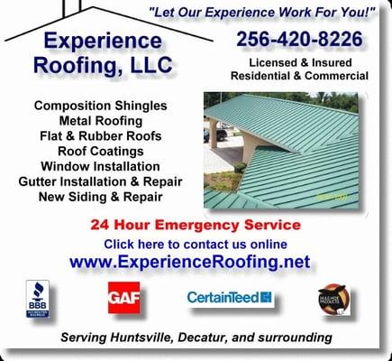 Experience Roofing, LLC