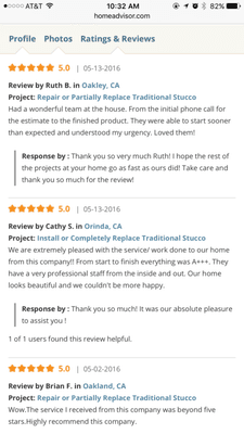 Real reviews, from real verified homeowners!