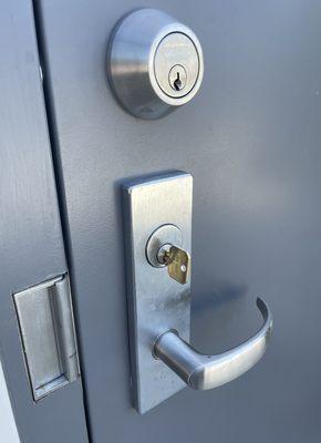 Deadbolt install and rekey to match the rest of the locks Point Loma CA 92107