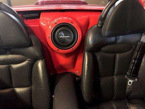 Waterfall with subwoofer encloser-for plymouth prowlers