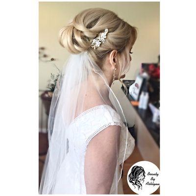 Wedding updo.