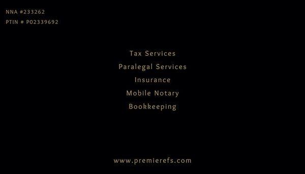 List of services