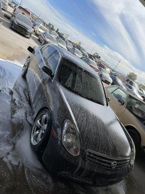 Beautiful G35 gets a bath