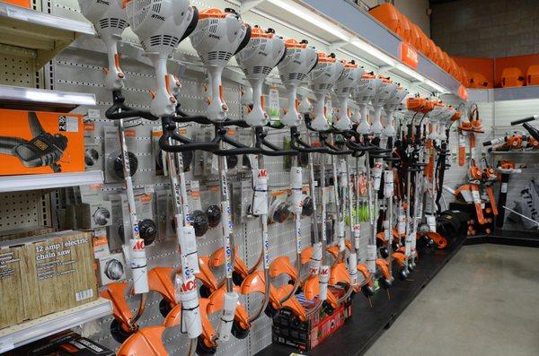 We carry the complete line of Stihl products are have a Gold Service Technician on staff for any repairs that you may need.