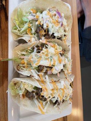 Korean ribeye tacos