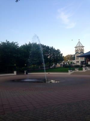 Lafayette has a Buckingham Fountain too! Also we are allowed to run through ours!