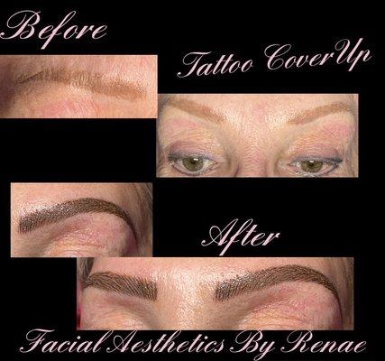 Microblading Tattoo CoverUp