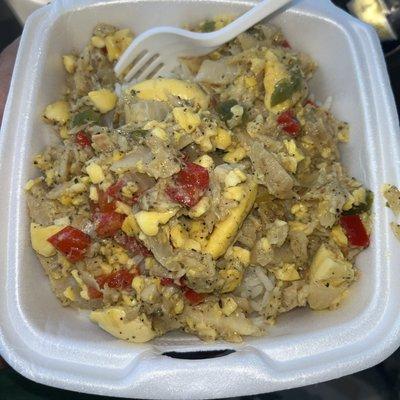 Salt fish ackee