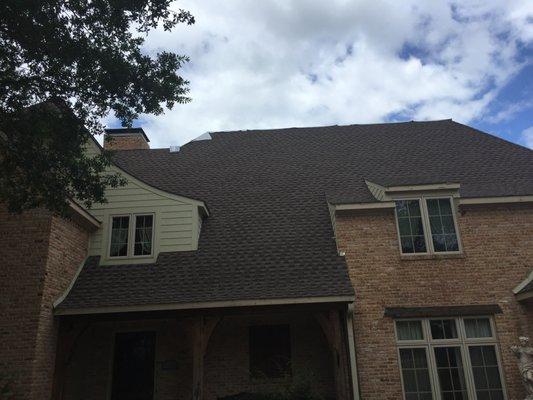 Steep Roof  Lifetime Shingles