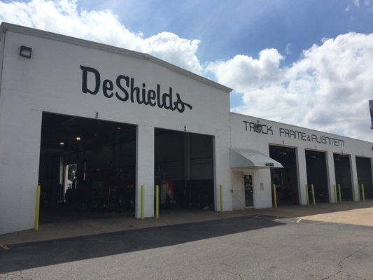 DeShields Truck Service - Frame Shop across the street from the main office.